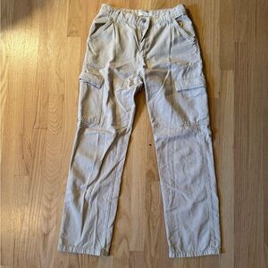 Mango Cream Cargo Pants